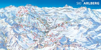 Քարտեզ арльберг, Ավստրիա