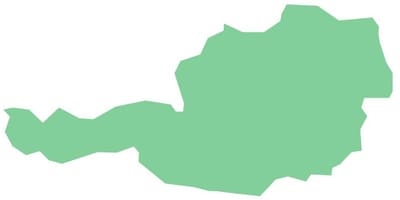 Ավստրիա векторная քարտեզ